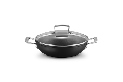 Toughened Non-Stick Shallow Casserole with Glass Lid