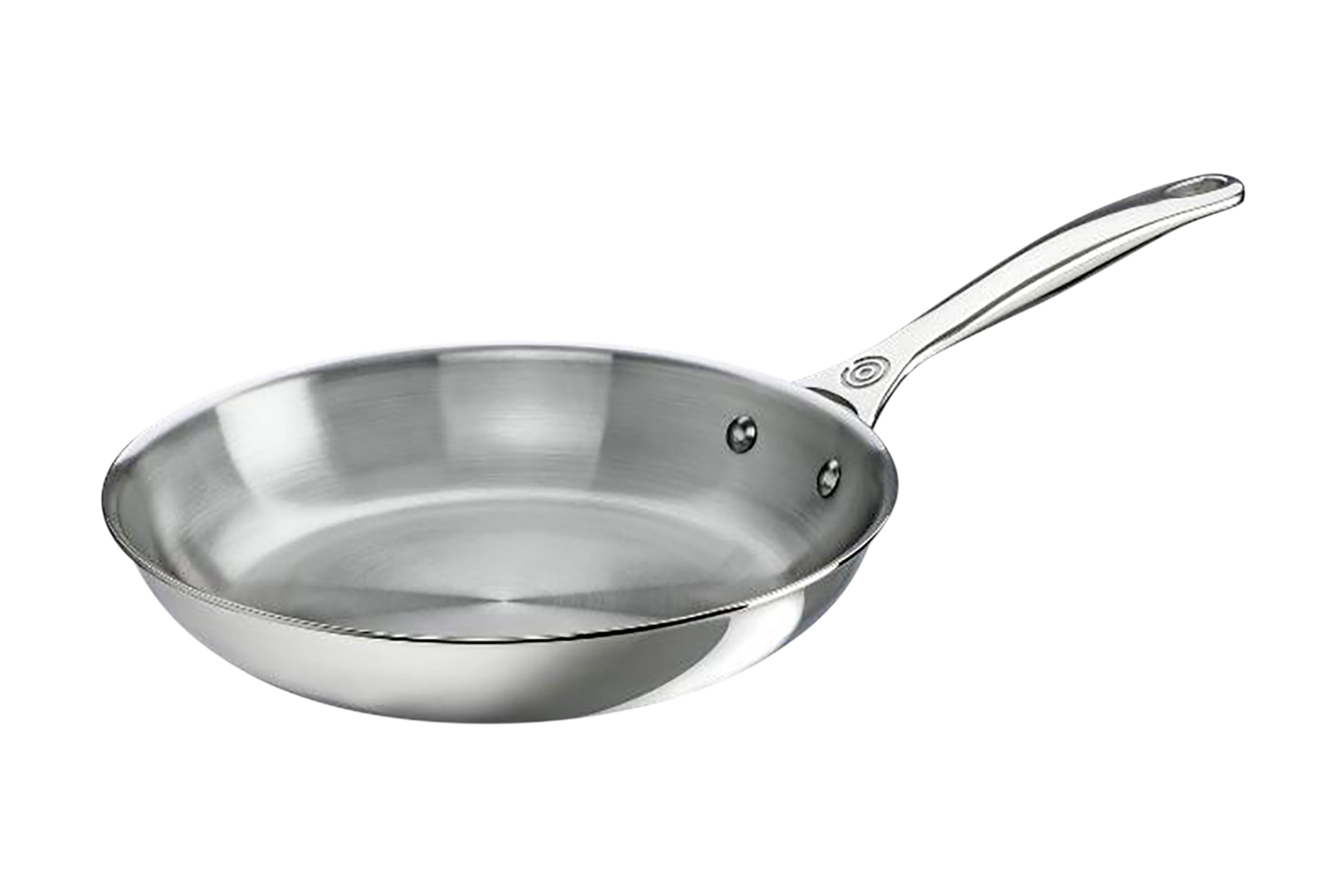 small stainless steel frying pan
