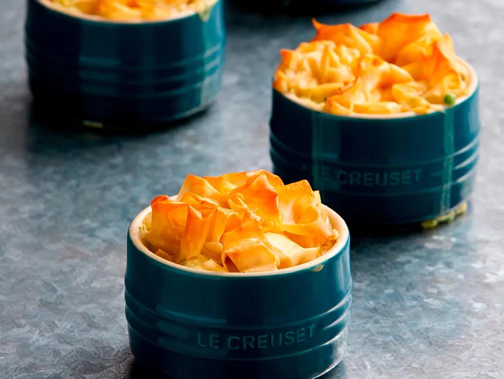 Easy Filo Fish Pies